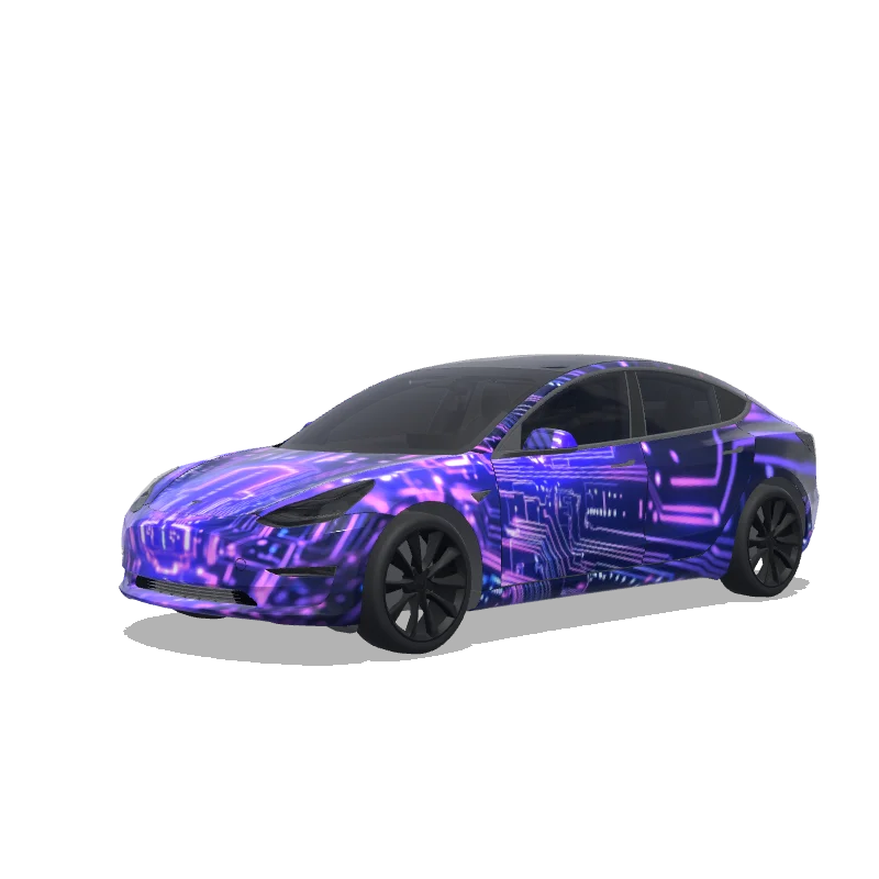 Electric - Tesla Model 3 wrap