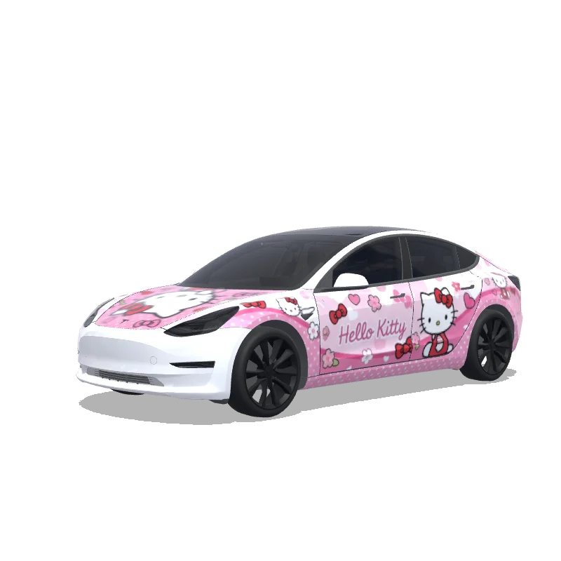 Tesla Model 3 custom wrap design