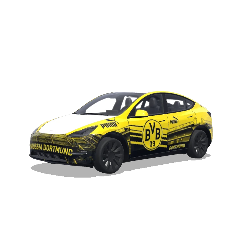Tesla Model Y custom wrap design