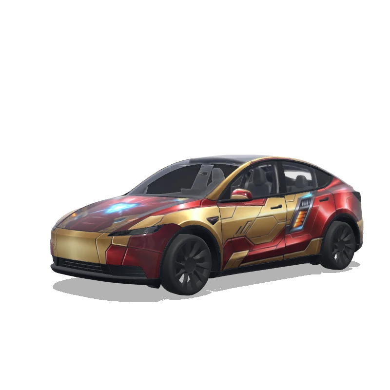 Ironman for Model Y 2025 - Tesla Model Y (2025+ Standard) wrap