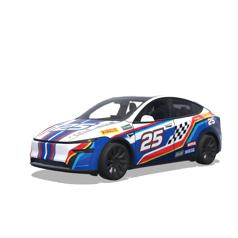 Tesla Model Y (2025+ Premium) custom wrap design