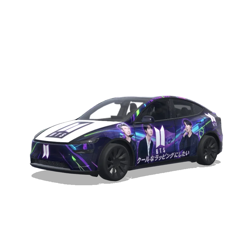 Tesla Model Y (2025+ Premium) custom wrap design