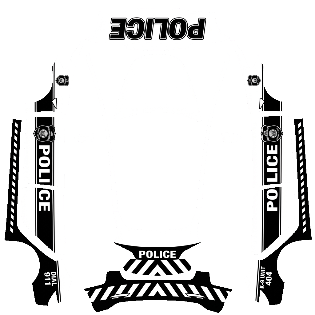 Model 3-folieringsdesign - flat wrap PNG for Model 3 Paint Shop