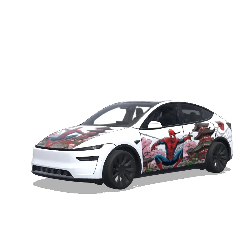 Tesla Model Y (2025+ Premium) custom wrap design