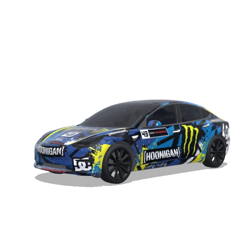 Tesla Model 3 custom wrap design