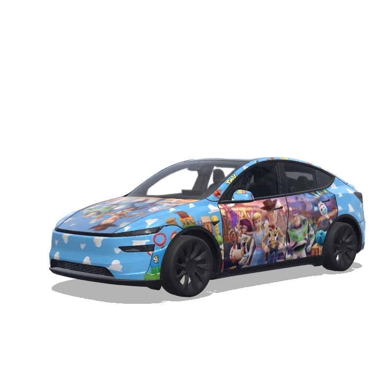 Tesla Model Y (2025+ Premium) custom wrap design