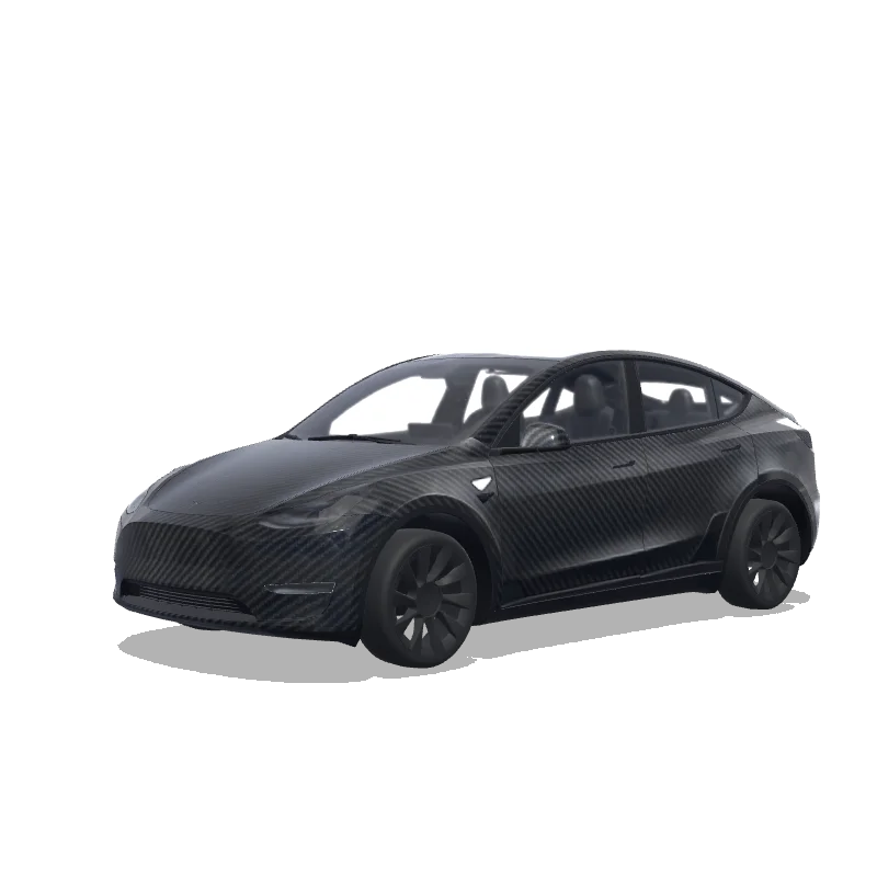Tesla Model Y tilpasset wrap-design