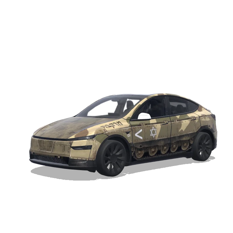 Tesla Model Y (2025+ Premium) custom wrap design