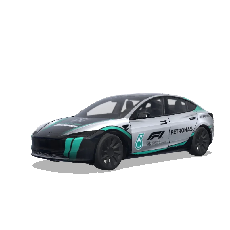 Tesla Model 3 (2024+ Standard/Premium) tilpasset wrap-design