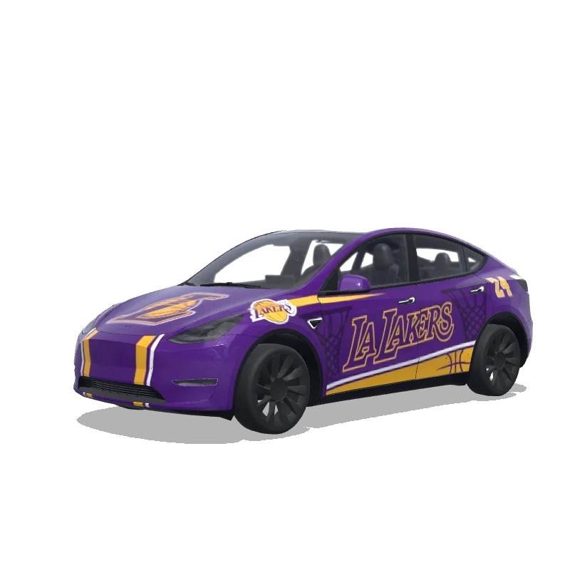 Tesla Model Y tilpasset wrap-design