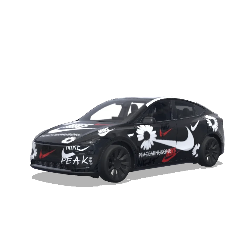 Tesla Model Y (2025+ Premium) custom wrap design