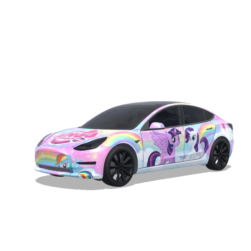 Tesla Model 3 custom wrap design