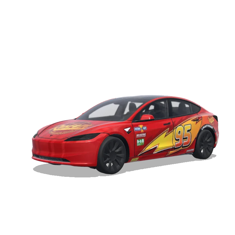 Tesla Model 3 (2024+ Standard/Premium) custom wrap design