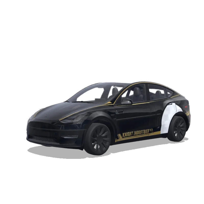 Tesla Model Y custom wrap design