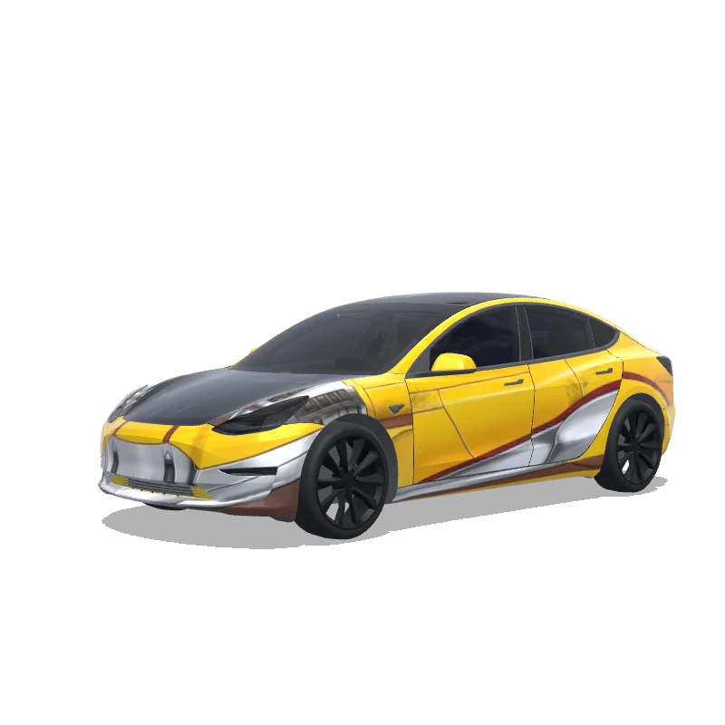 Tesla Model 3 custom wrap design