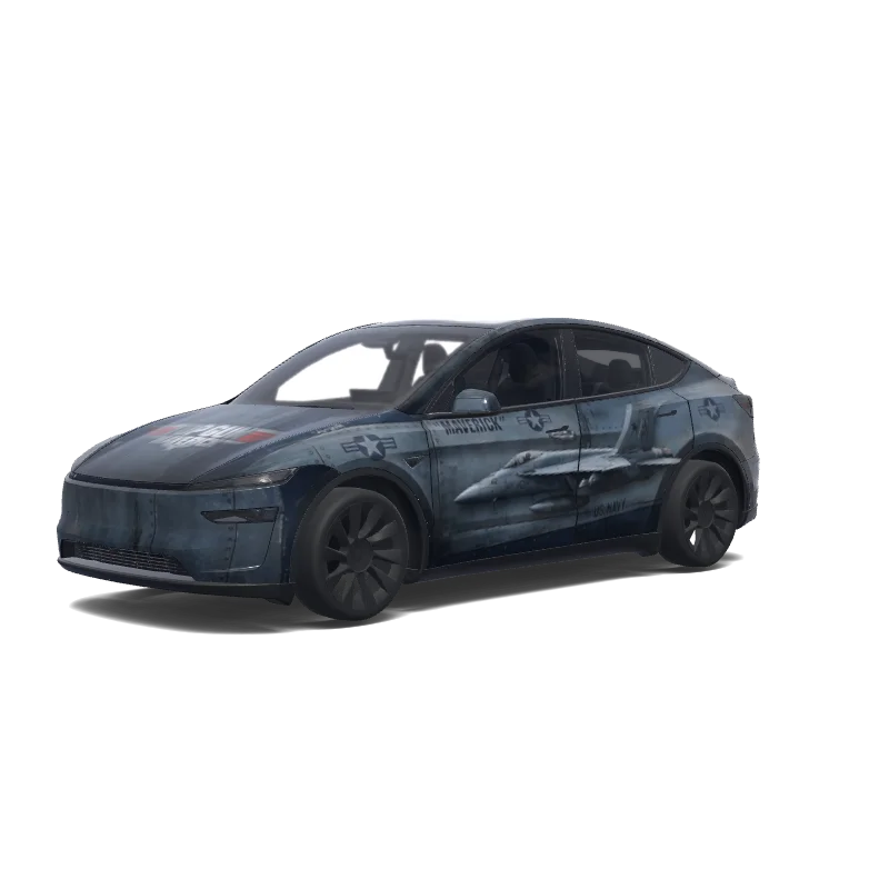 Tesla Model Y (2025+ Premium) tilpasset wrap-design