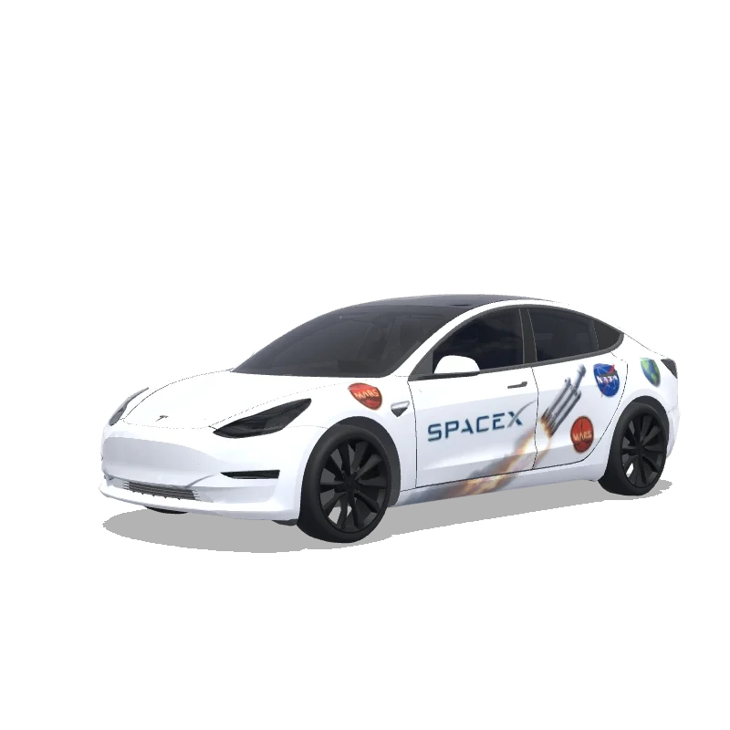 Tesla Model 3 custom wrap design