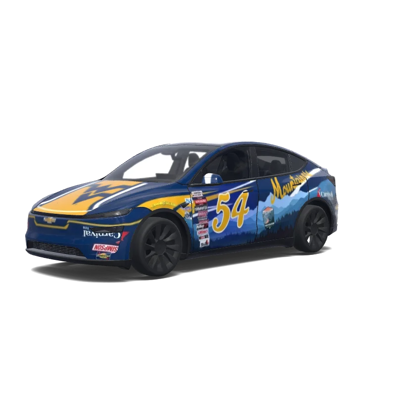 Tesla Model Y (2025+ Premium) tilpasset wrap-design