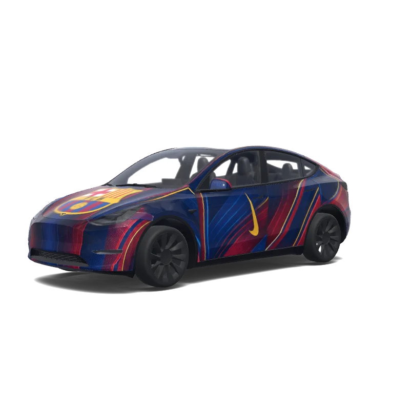 FC Barcelona 2026/27 - Tesla Model Y wrap