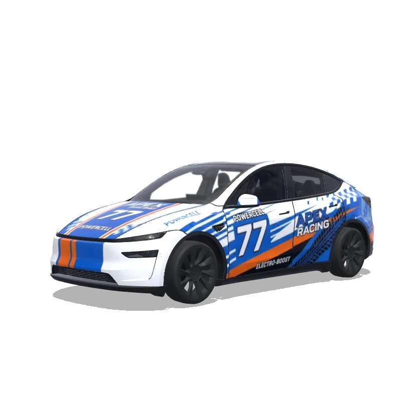 Tesla Model Y (2025+ Premium) custom wrap design