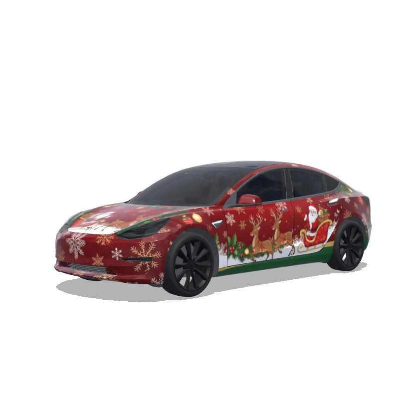 Tesla Model 3 custom wrap design
