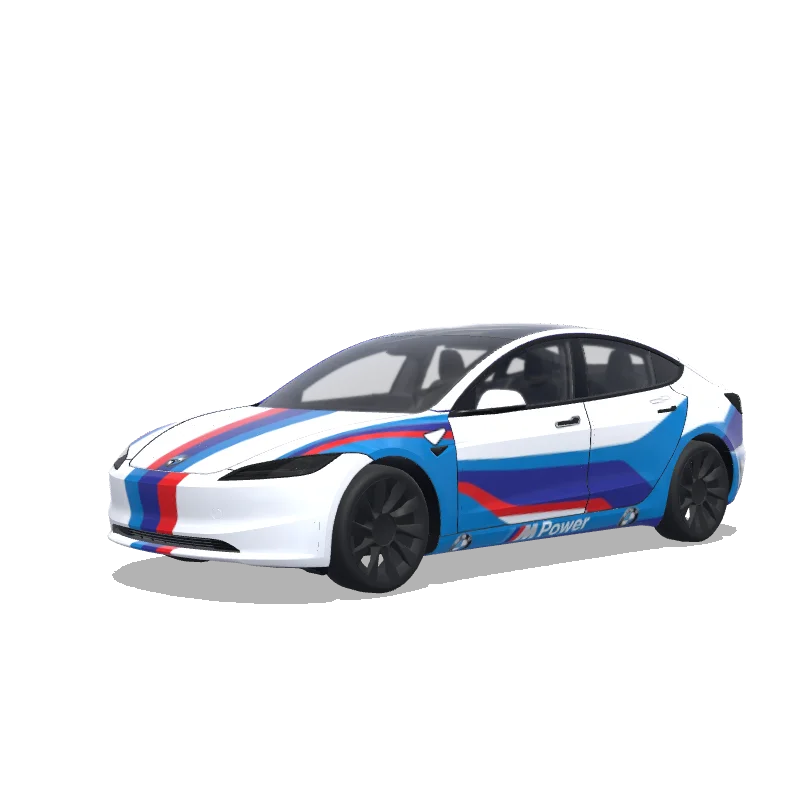 Tesla Model 3 (2024+ Standard/Premium) custom wrap design