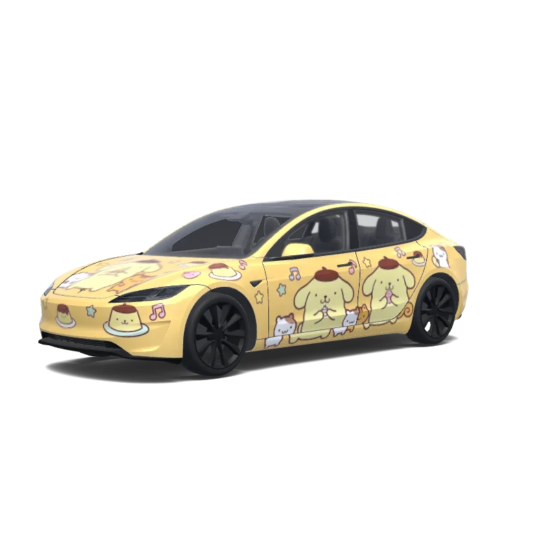 Individuelles Folierungsdesign für Tesla Model 3 (2024+ Performance)