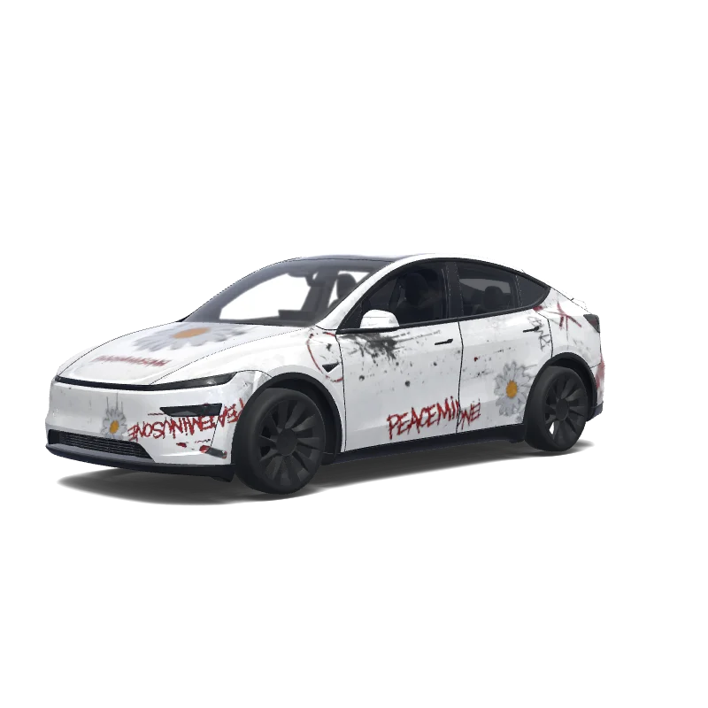 PEACEMINUSONE - Tesla Model Y (2025+ Premium) wrap