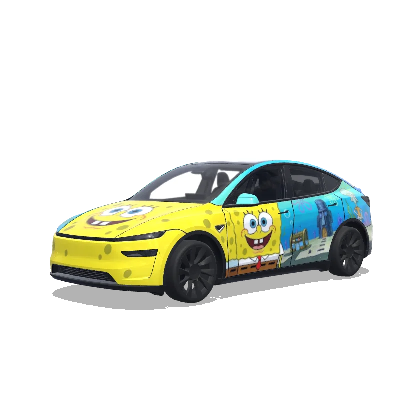 Tesla Model Y (2025+ Premium) tilpasset wrap-design