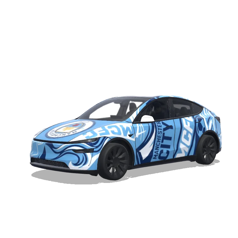 Tesla Model Y (2025+ Premium) custom wrap design