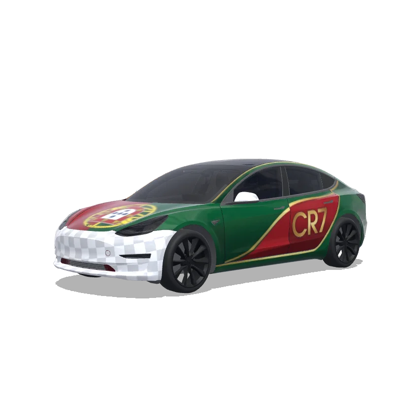 Tesla Model 3 custom wrap design