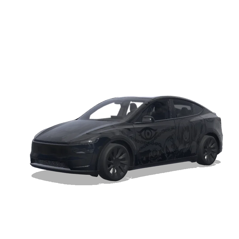 Tesla Model Y (2025+ Premium) custom wrap design