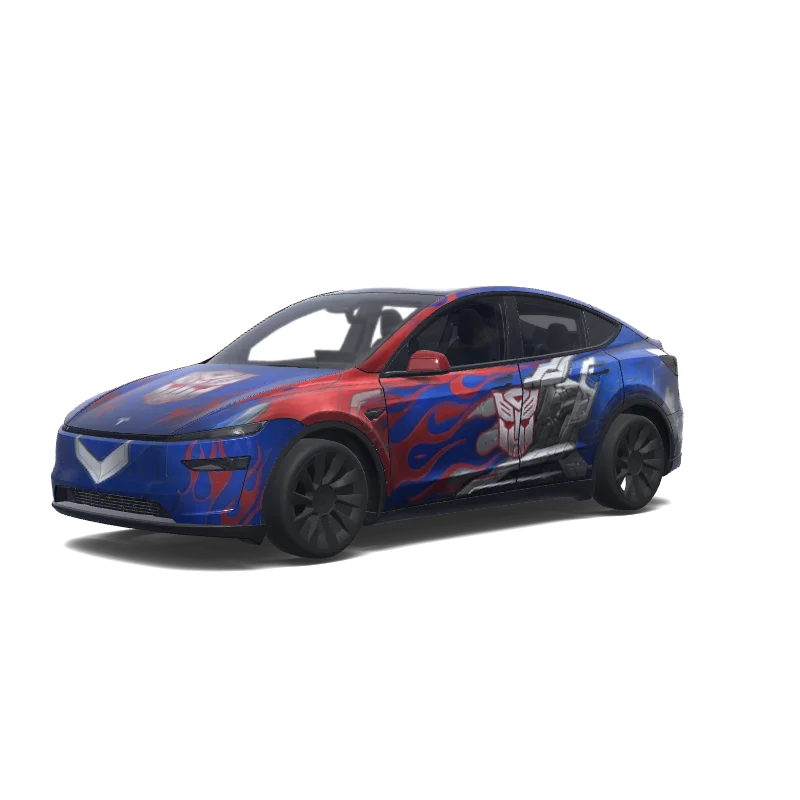 Tesla Model Y (2025+ Premium) カスタムラップデザイン