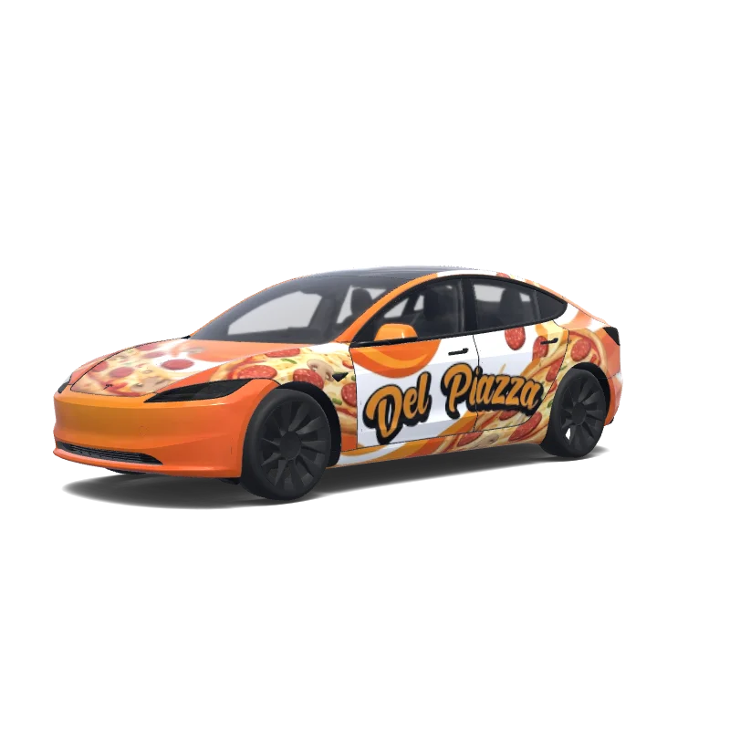 Tesla Model 3 (2024+ Standard/Premium) custom wrap design
