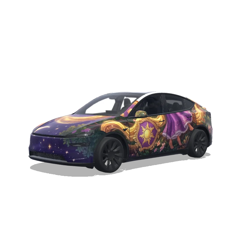 Tesla Model Y (2025+ Premium) custom wrap design