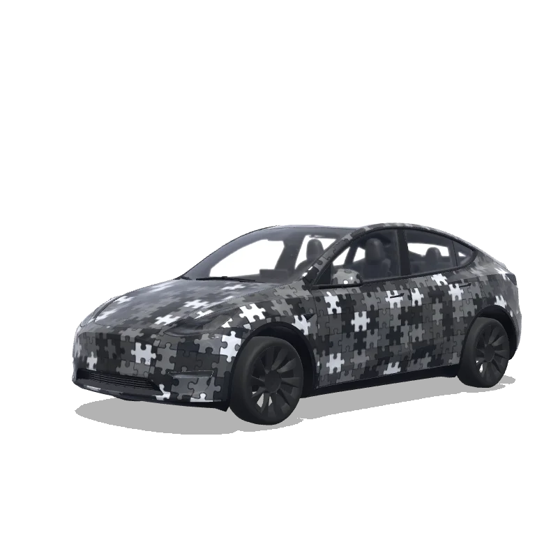 Diseño de wrap personalizado para Tesla Model Y
