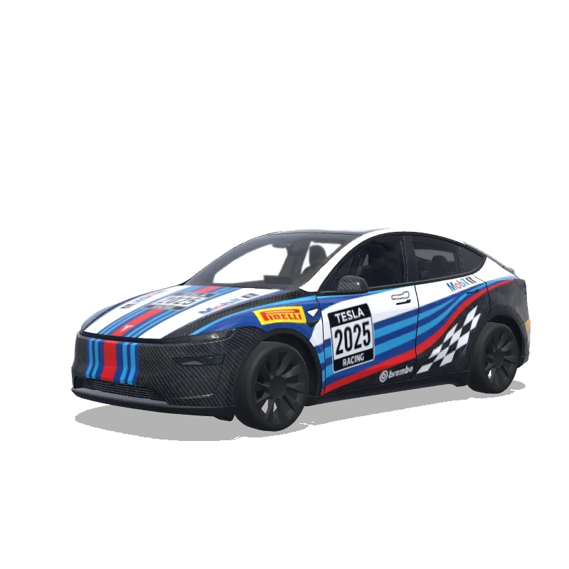 Tesla Model Y (2025+ Premium) custom wrap design