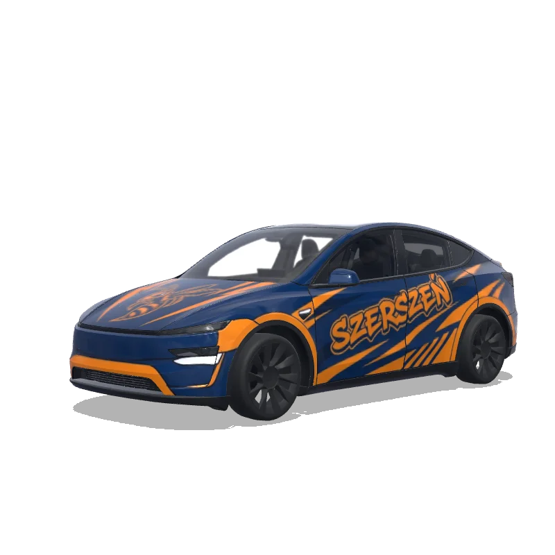 Design wrapping personalizzato Tesla Model Y (2025+ Premium)