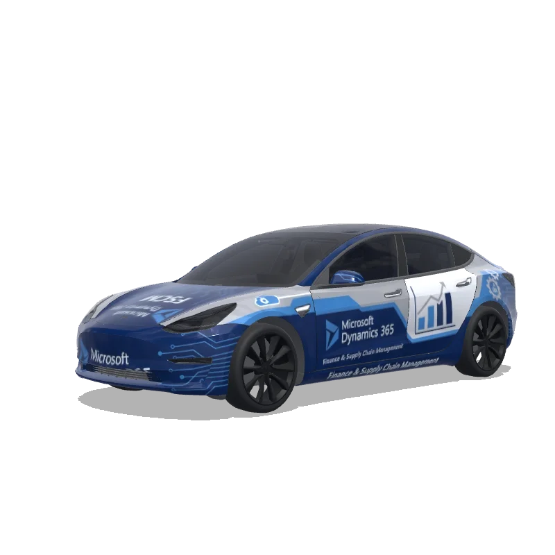 Tesla Model 3 custom wrap design