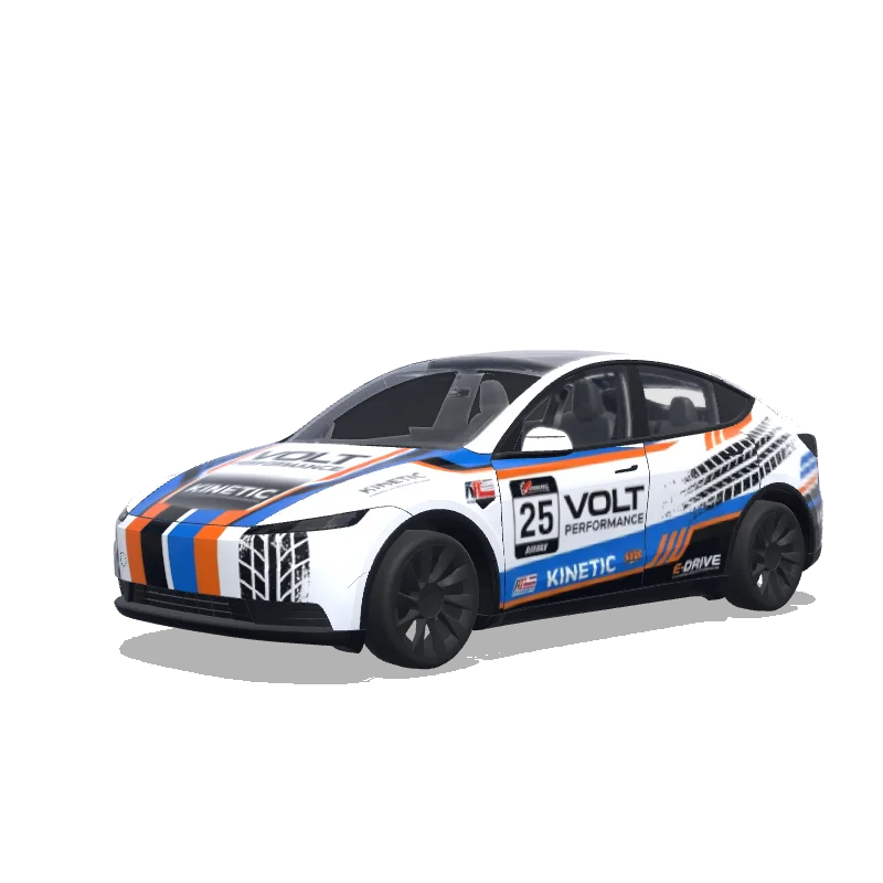 Tesla Model Y (2025+ Standard) custom wrap design
