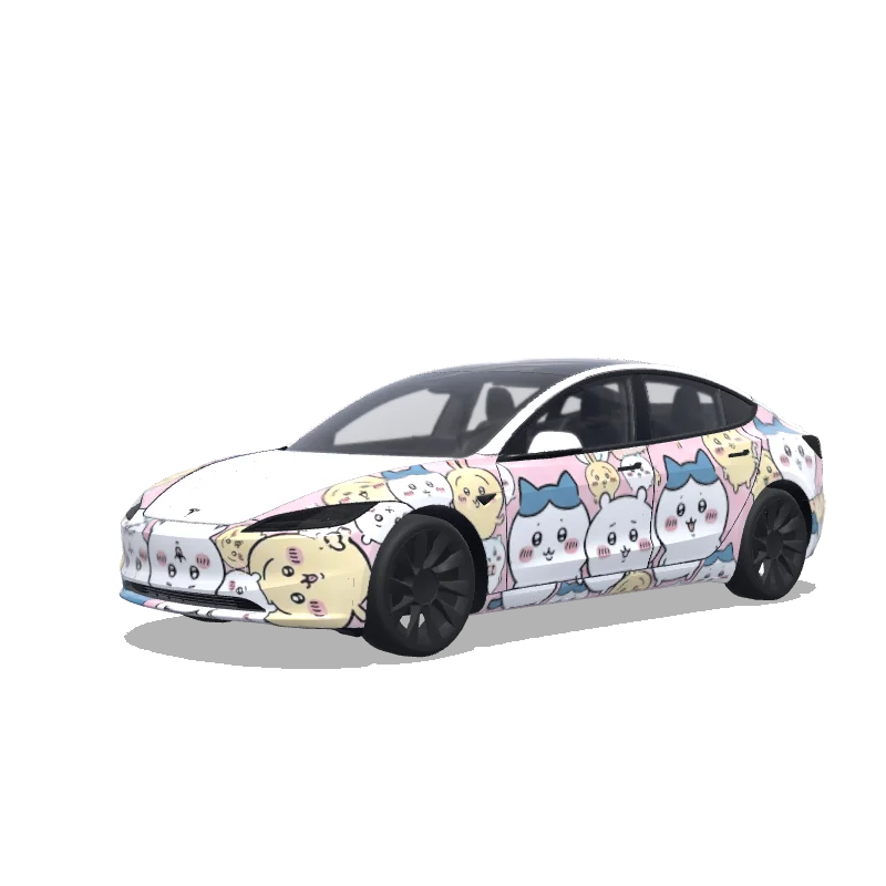Tesla Model 3 (2024+ Standard/Premium) custom wrap design