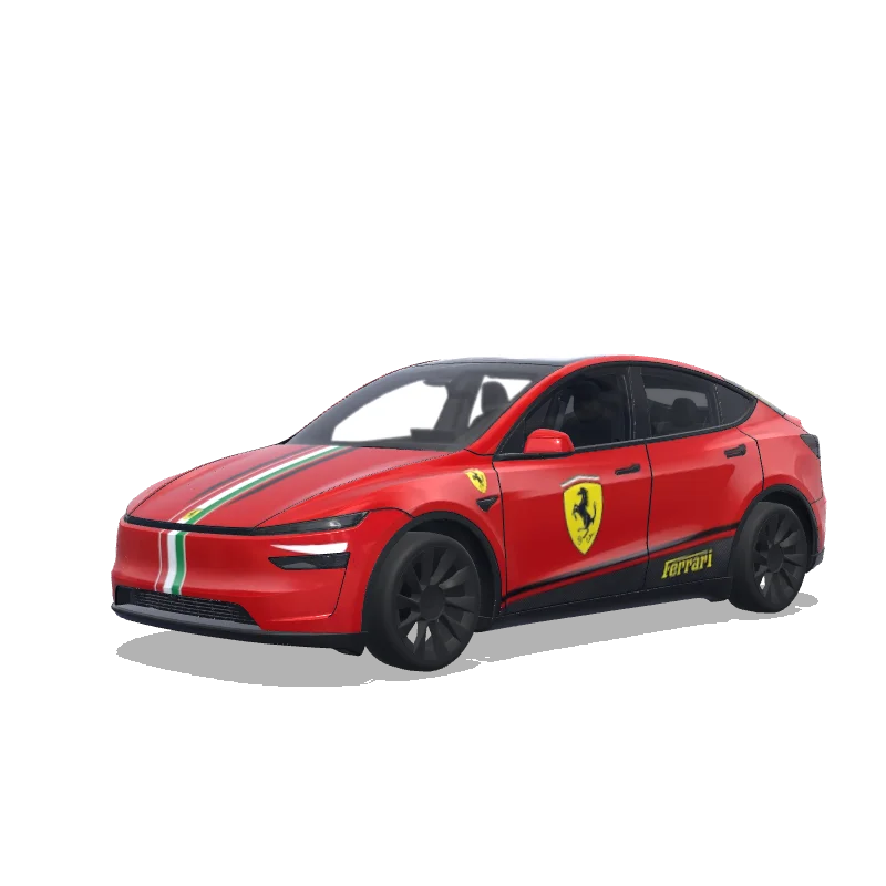 Tesla Model Y (2025+ Premium) custom wrap design