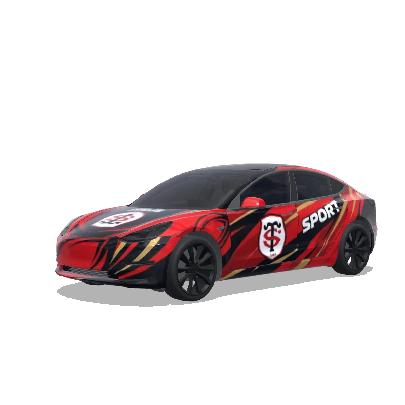 Tesla Model 3 custom wrap design