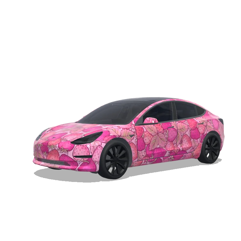 Tesla Model 3 custom wrap design