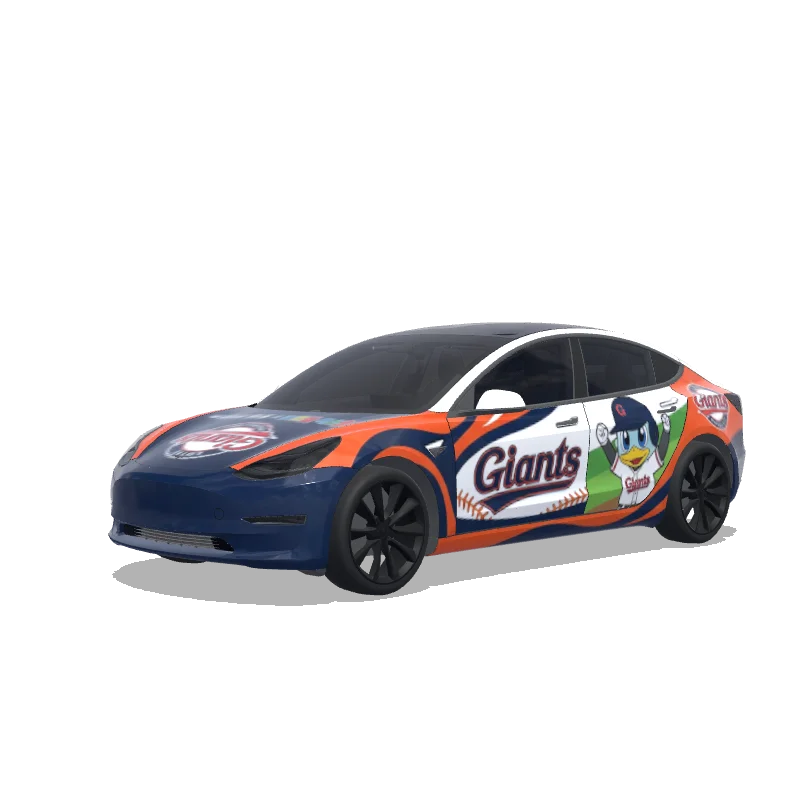 lotte - Tesla Model 3 wrap