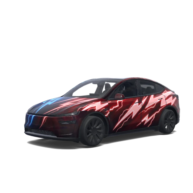 Tesla Model Y (2025+ Premium) custom wrap design