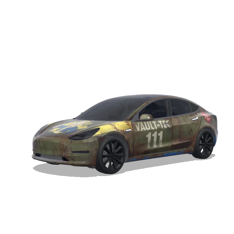 Tesla Model 3 custom wrap design