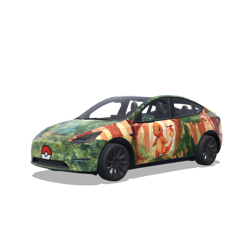 Pokemon - Tesla Model Y wrap