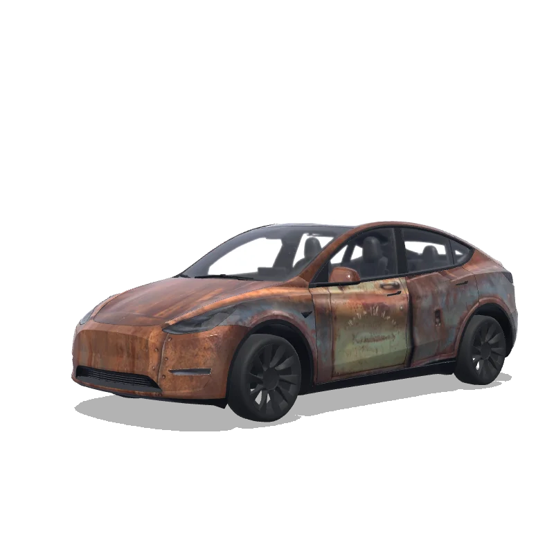 Tesla Model Y custom wrap design