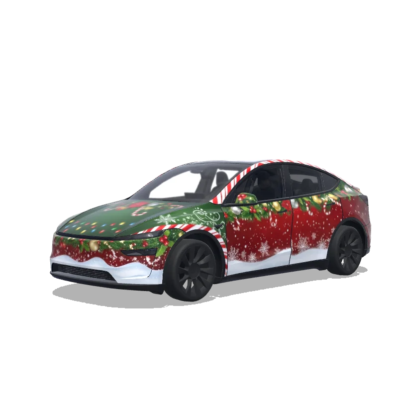 Diseño de wrap personalizado para Tesla Model Y (2025+ Premium)